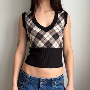 cute argyle sweater vest
